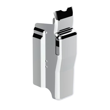 Chrome Plastic Mid-Steering Column Cover. Peterbilt 379/378 98-2010, 335, 05-10