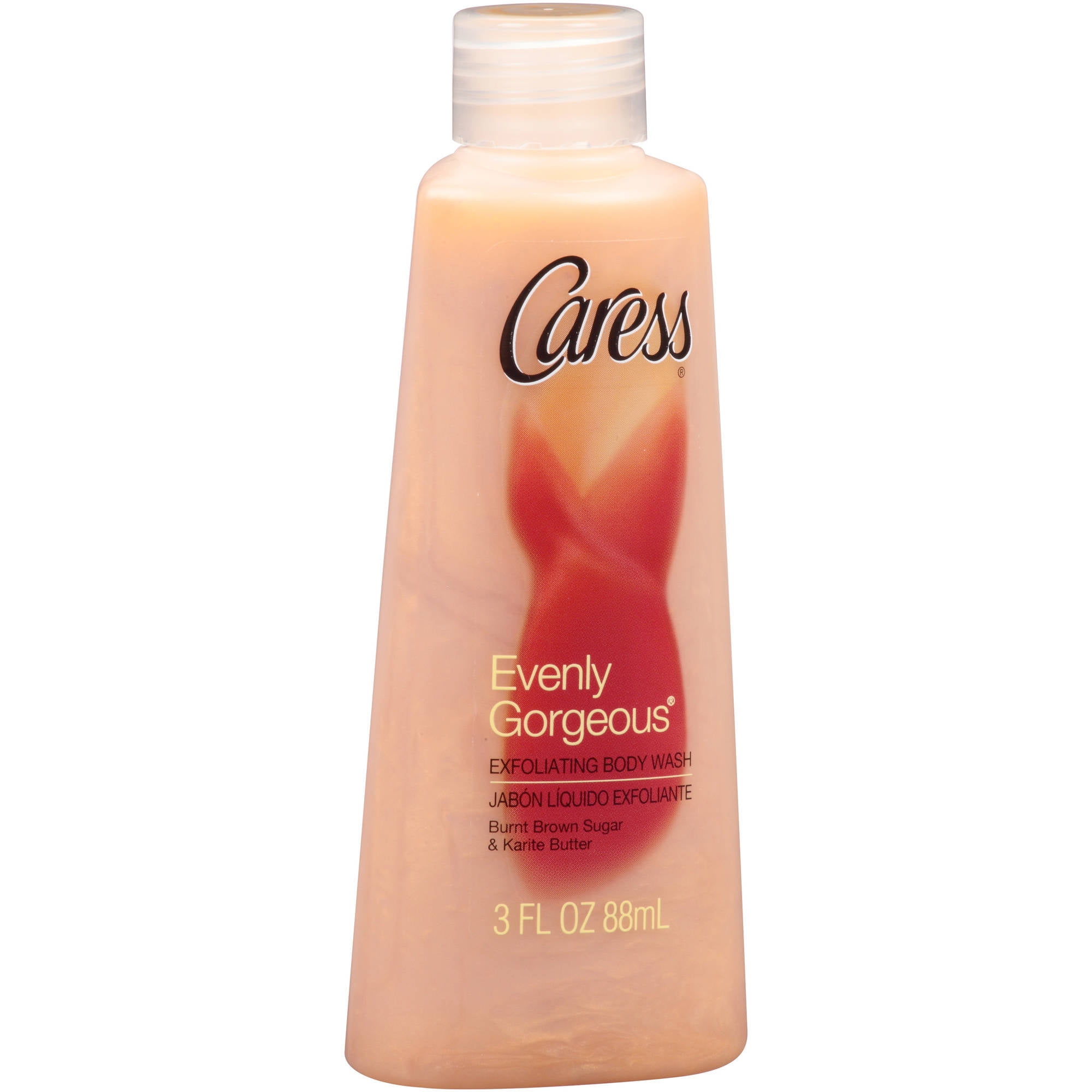 Caress Evenly Exfoliating Body Wash, 3 fl oz