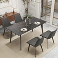 thumbnail image 4 of bokifol Dining Table for 6 People,Artificial Marble Table,Rectangle Furniture with Heavy Duty Legs,Modern Kitchen Table for Home,Dining Room, 4 of 7