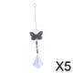 thumbnail image 1 of 5xCrystal Ball Rainbow Maker Colgante Ventana Prisma Decoración Mariposa 2, 1 of 8