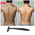 thumbnail image 2 of Back Hair Shaver With Long Handle Body Grooming Razor Adjustable Reach Blade Tool for Men & Women Wet Dry Use Back Hair Removal Trimmer Ergonomic Handle DIY Grooming Kit, 2 of 8