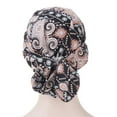 thumbnail image 4 of MEICHEN Headband for Women, Women Chemo Cancer Sleep Scarf Hat Cap Pre Tied Cover Wrap Turban Headwear Loss, Fall Winter Fashion Accessories, 4 of 7