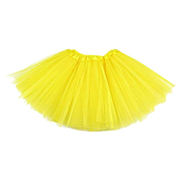 Girls Tutu Skirt Tulle Ballet Skirts Princess Tutu, Girl Teens Short Skirt Colorful Running Skirts Rave Costume, for Toddler Baby Kids Christmas Birthday W3J0