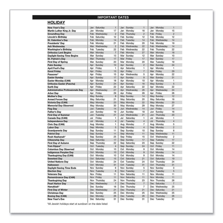 House Of Doolittle 2019 Weekly Planner Calendar, Professional, Black