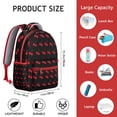 thumbnail image 6 of Floral Cherry Print Backpack for Women, Large Laptop Bookbag for School College, Durable Work Backpack with Laptop Sleeve, Spacious Daypack for Commute Travel Gift, 6 of 6