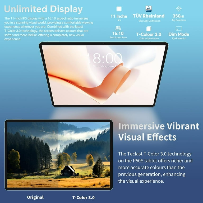 TECLAST P50S Android 14 Tablet, 11