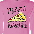 thumbnail image 4 of Inktastic Anti-Valentine's Pizza is My Valentine Long Sleeve T-Shirt, 4 of 5