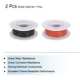 thumbnail image 3 of 22 Gauge Silicone Wire 22AWG Stranded Wire Tinned Copper Wire High Temp Wire Spool Black/Red 7.5m/24.6ft 2pcs, 3 of 6