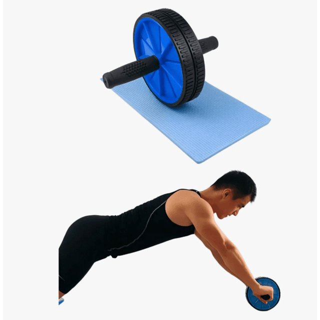 Xtellar Rueda Abdominal Antiderrape Gym Dos Llantas, Rodillo