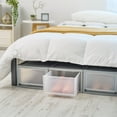 thumbnail image 5 of IRIS 14 Qt Medium Plastic Drawers, Under Bed Storage Bins, Stackable, Modular, 4Pk, 5 of 11