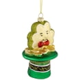 thumbnail image 3 of 4.75" Shamrock and Leprechaun Hat Glass Christmas Ornament, 3 of 6