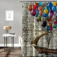 thumbnail image 2 of Orinice Balloons Bathroom Decor Set Colorful Luxurious Graphic Polyester Fabric Shower Curtain with Hooks for Home Bathroom Decoration 69x72, 2 of 7