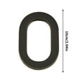 thumbnail image 3 of PEIBang 4 Inch House Numbers,Self Adhesive House Number,Acrylic Modern House Numbers Black Mailbox Numbers for Outside, 3 of 6