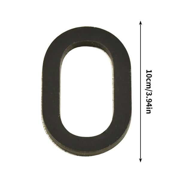 Placa de Número de Acrílico de 10 cm, Creando Decoración de Moda