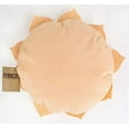thumbnail image 6 of Fennco Styles Handmade 3D Heart-Shaped Petals Flower Decorative Throw Pillow Cover 16 Inch Round - Peach Floral Pillow Case for Couch, Home Décor, Bedroom Décor and Holiday, Housewarming Gift, 6 of 7