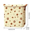 thumbnail image 3 of kchsji Tomato Bear Storage Box, Foldable Clothes Organizer for Wardrobe Closet, Breathable Storage Bin for Blankets Toys, Stackable Storage Basket for Home Organization Under Bed, 3 of 6