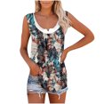 thumbnail image 1 of Fridja Womens Personalized Printing Tops Sling Strap Vest Tops, 1 of 5