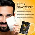 thumbnail image 5 of Supreme Trimmer Alcohol-Free After-Shave & Face/Body Wipes - 150 Individually Wrapped Disposable Barber Wipes for Sensitive Skin, Fresh Scent, Travel Friendly, 5 of 9