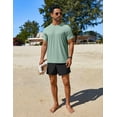 thumbnail image 6 of COOFANDY Sun Shirts for Men Short Sleeve Rash Guard Swim Shirt UPF 50+ Sun Protection Baech Shirts, 6 of 9