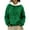 Green, variant on Hoodies for Women Hoodie Men'S Fashionable And Casual Daily Solid Plush Hooded Sweatshirt Hemlock