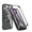 Black, variant on Dteck for iPhone 17 Case with Screen Protector, Compatible with MagSafe Accessory, Full Body Camera Protection Rugged Silicone Hybrid Slim Clear Phone Case, Purple