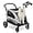 Noir, variante sur Garvee Poussette pour Grands Chiens jusqu'à 88 Lb, Poussette pour Animaux Pliable avec Roues Pivotantes à 360°, Absorption des Chocs, Coussinet Amovible et Lavable pour Voyage et Usage Extérieur, Noir