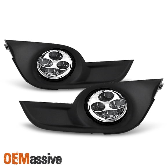 Fit 2013-2015 Altima Sedan 4 LED Bumper Fog Lights Lamps w/Switch