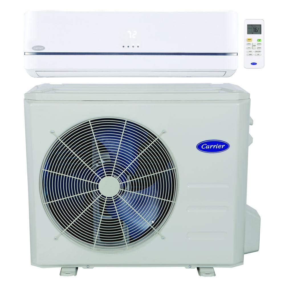 Carrier single zone Ductless heat Pump Performance Inverter Tech