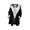 3-black, variant on Womens Plus Size Winter Coats Warm Sherpa Fleece Lined Jackets Hooded Parka Faux Suede Pea Coat Outerwear 2024