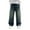 Blue, variant on KAUOD Boys Baggy Jeans for Kids Teen Straight Wide Leg Cargo Jeans Y2K Loose Elastic Waist Denim Pants Hip Hop Streetwear