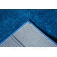 thumbnail image 5 of Furnish My Place Indigo Blue 3' x 46' Oval Solid Color Rug Made In Usa, 5 of 5
