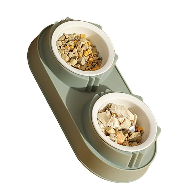 Juego de cuencos para comida para mascotas Bling Bling Cuenco doble para perros grande