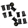 thumbnail image 3 of 12 Pieces M4 Metric Rubber Well Nuts Blind Fastener Threaded Brass Insert Kayak Canoe Dinghy Fishing Boat Accessories, 3 of 6