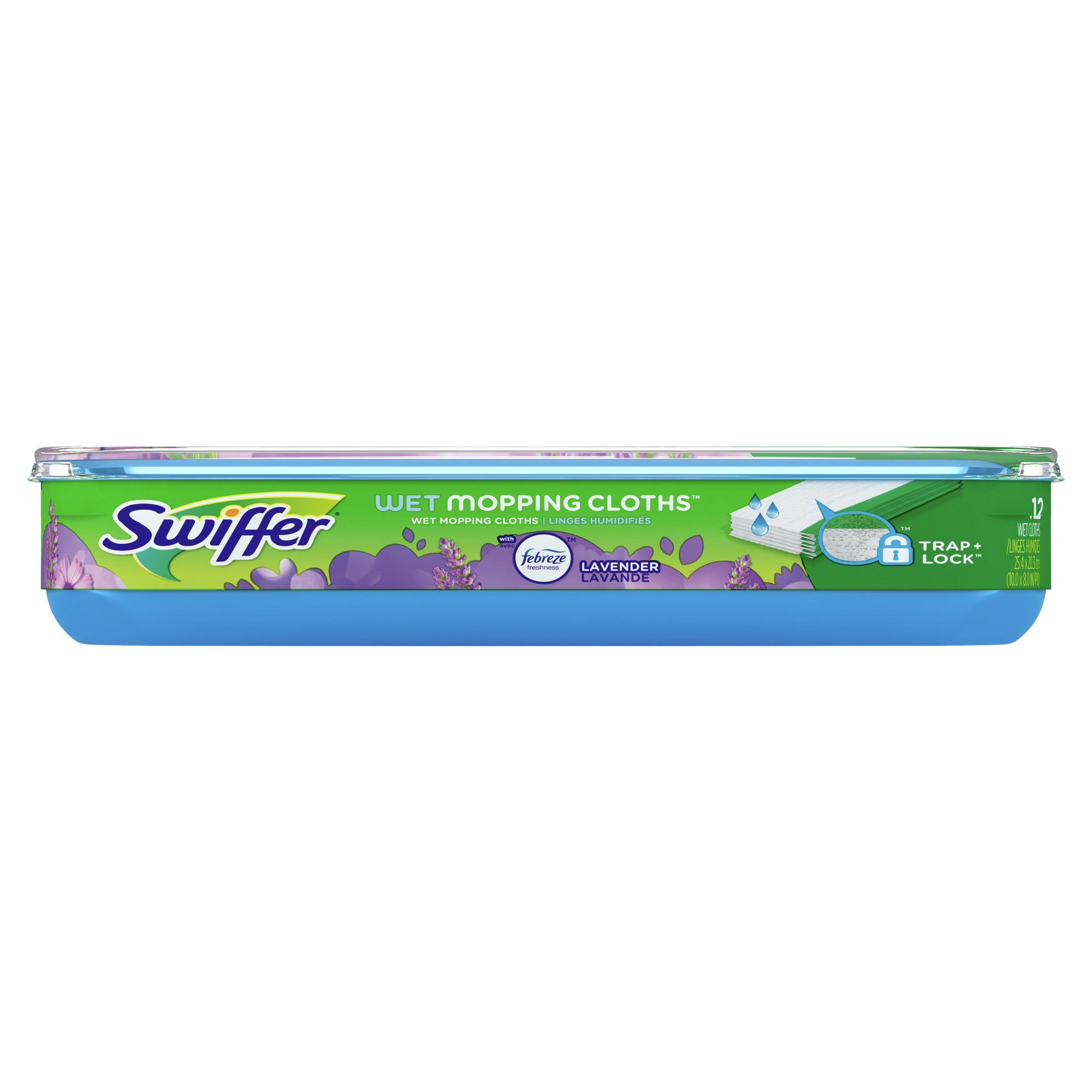 Swiffer Wet Mopping Cloths, Lavender, 12 Count