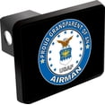 thumbnail image 1 of Proud Grandparent of an Airman Trailer Hitch Cover, 1 of 1