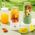 thumbnail image 6 of Juicer Household Small Portable Fruit Juicing Cup Juicer Wireless Charging 480ml Large Capacity Portable Long Battery Life. Juicer 7.7", 6 of 7