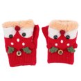 thumbnail image 1 of 1 par preciosos guantes de navidad espesar guantes de peluche niños invierno invierno guantes, 1 of 5