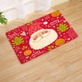 thumbnail image 2 of Christmas Bath Rug Fashion Decorative Absorbent Non-slip Shower Rug Bath Mat, 2 of 6