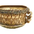 thumbnail image 5 of DecMode 10" Round Ornate Fleur De Lis Gold Polystone Decorative Bowl, 5 of 8
