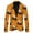 Orange, variant on toraway Men Suits Slim Fit Klein Autumn Casual Suit Men's Fashion Breathable Printed Suit Party Dress L