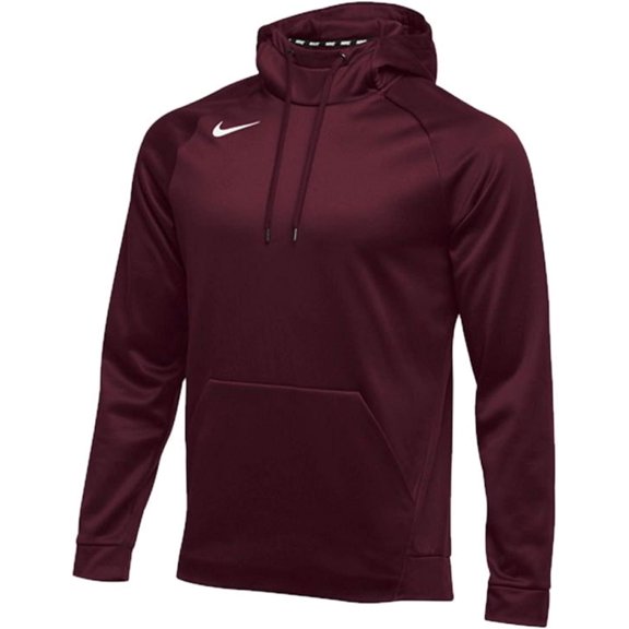 Nike Mens Therma Hoodie PO Medium, Maroon