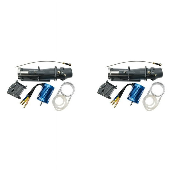 2X Water Jet Thruster Power Sprayer Pump Water Jet Pump with 3650 Brushless Motor Water Cooling Jacket for RC Jet Boat