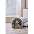thumbnail image 3 of PetPals Fluffy 2-in-1 Cat Tunnel with Cat Bed & Toy-Khione, 3 of 11