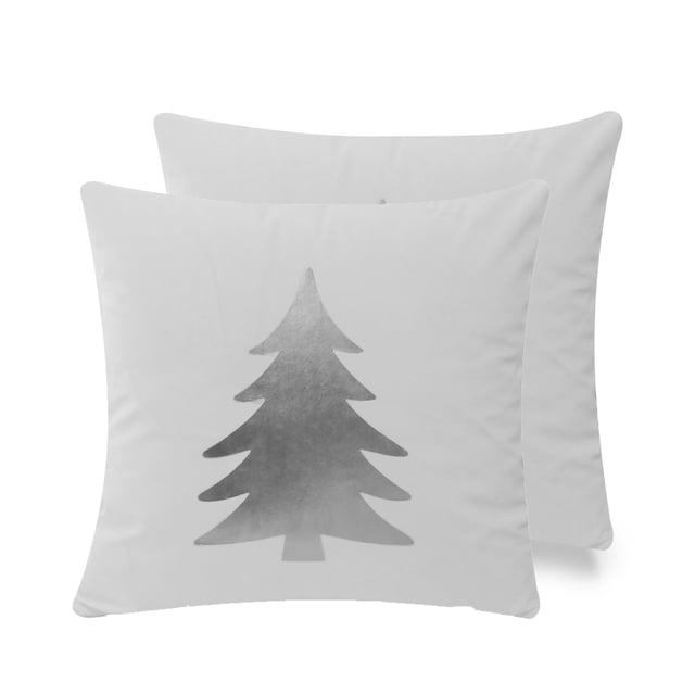 Icônes de Noël Jeter Oreiller - Lot de 2