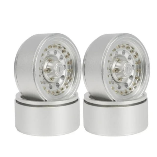 Xingzhi Shock-proof Metal Wheel Rims For 1/10 CC01 Crawler RC Car Accessories RC Hop-ups Silver