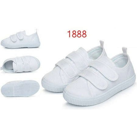 

ANXINDAXZ White Sneakers Canvas Shoes for Girls Boys Children School Student Dance gymnastics Casual Shoes Unisex sport white Shoes