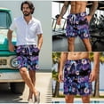 thumbnail image 5 of Psesaysky Hawaii Hibiscus Palm Couples Matching Swimsuits Removable Pad Bikini and Board Shorts for Women Men Summer Beach Corss Front Swimsuit or Drawstring Swim Trunks Plus Size 2026, 5 of 7