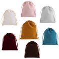 10pcs Small Velvet Gift Bags 5x7cm 8x10cm High Quality Soft Short
