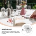 thumbnail image 4 of Shisuyan 12Pcs Napkin Rings Flower-shaped Napkin Rings Napkin Buckles for Dinning Table, 4 of 8
