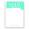 Personalized Back To School 5 x 7 Notepad - Unique Style